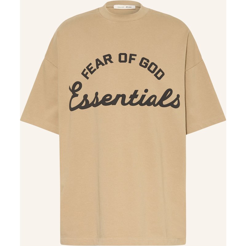 Essentials - Fear Of God Oversized-Shirt beige