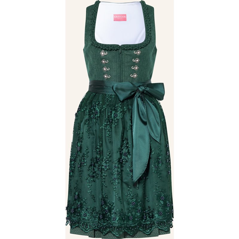 Krüger Dirndl Mit Schmucksteinen gruen