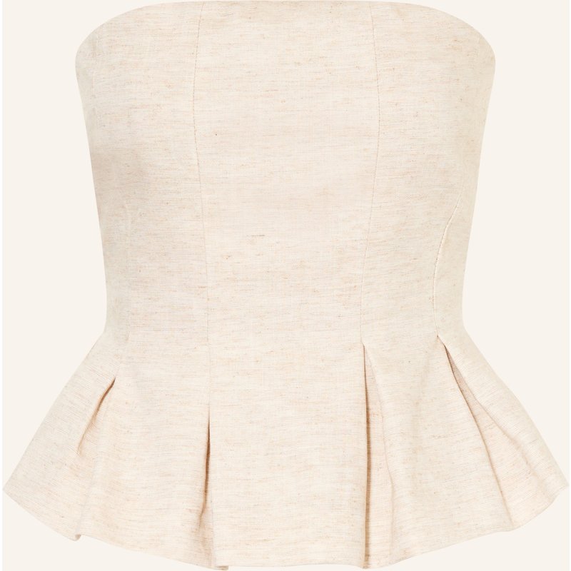 Gestuz Off-Shoulder-Top Gzriava beige