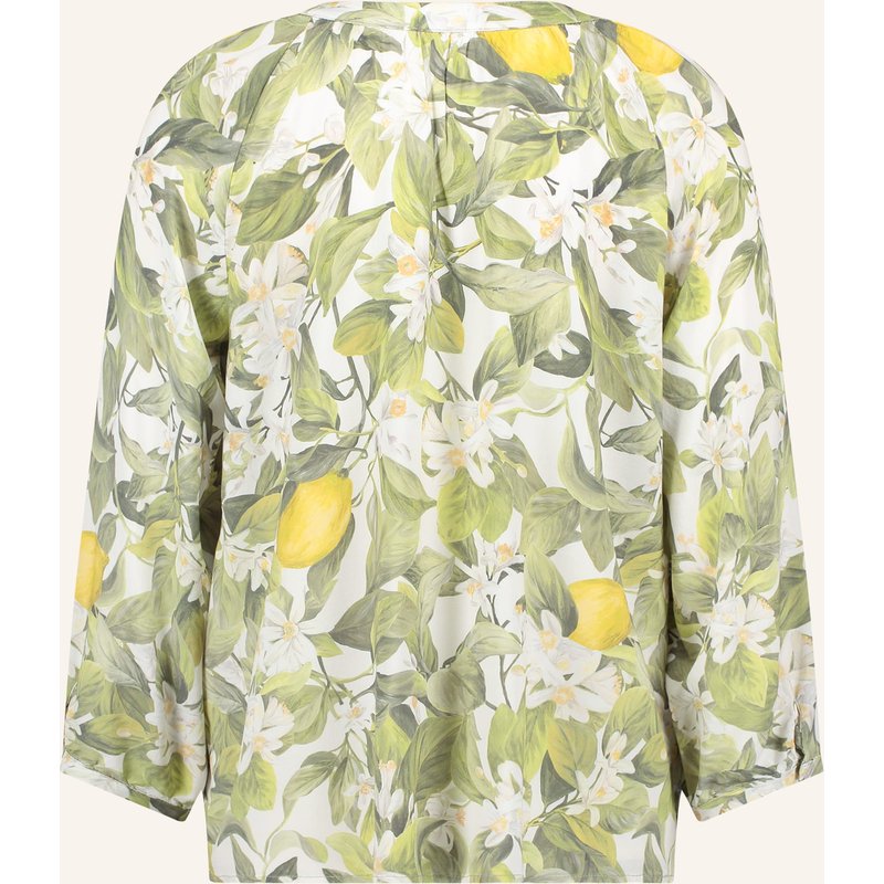 Cartoon Blusenshirt Mit 3/4-Arm beige