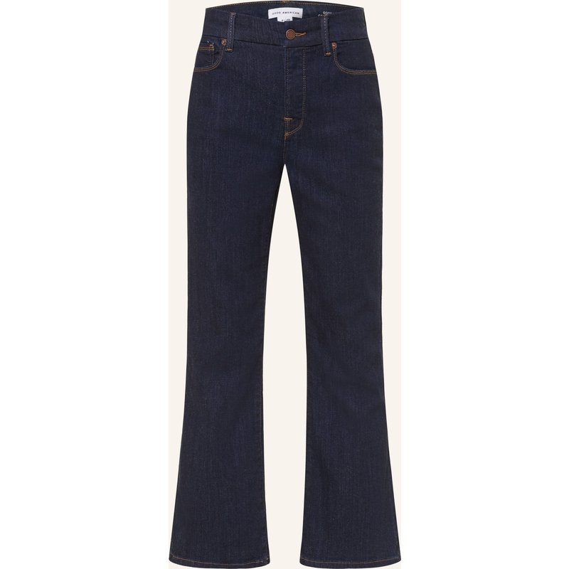 Good American Cropped-Jeans blau