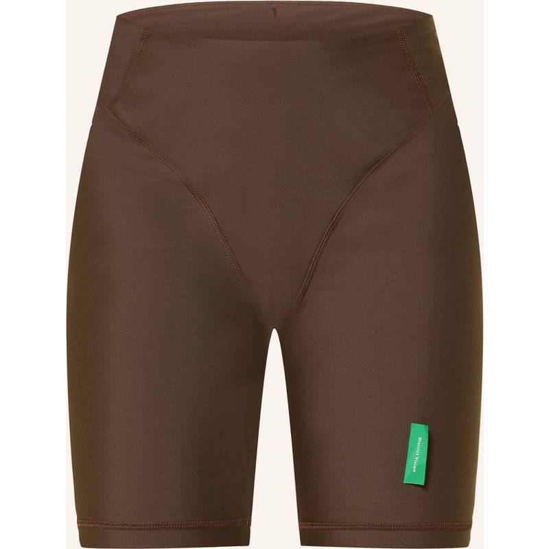 District Vision Lauf-Tights Pocketed braun
