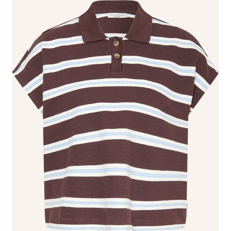 Marc O'polo Denim Jersey-Poloshirt braun