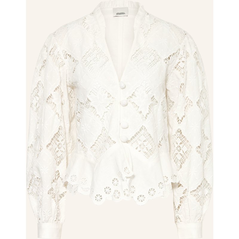 Isabel Marant Blusenshirt Nina Aus Spitze weiss