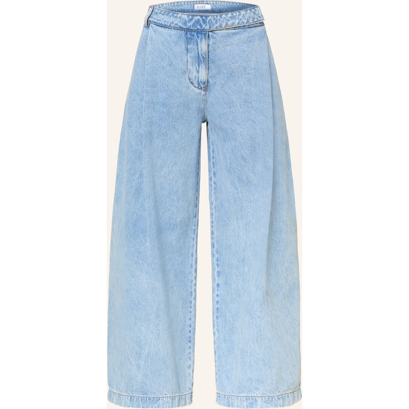 Esthé Wide Leg Jeans blau