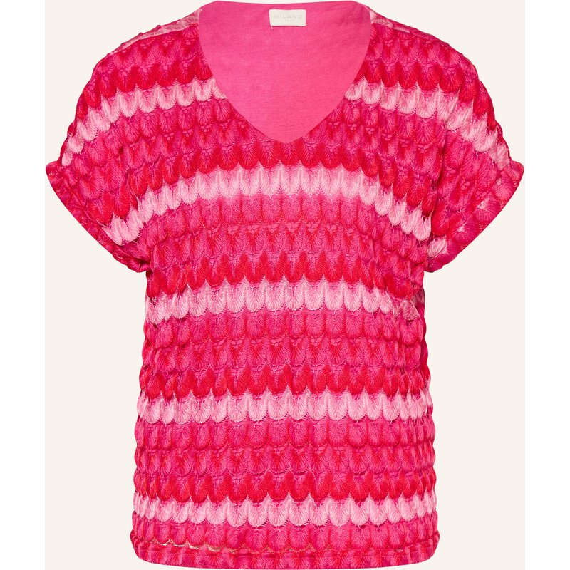 Milano Italy Häkelshirt pink