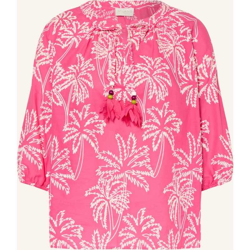 Milano Italy Blusenshirt Mit 3/4-Arm pink