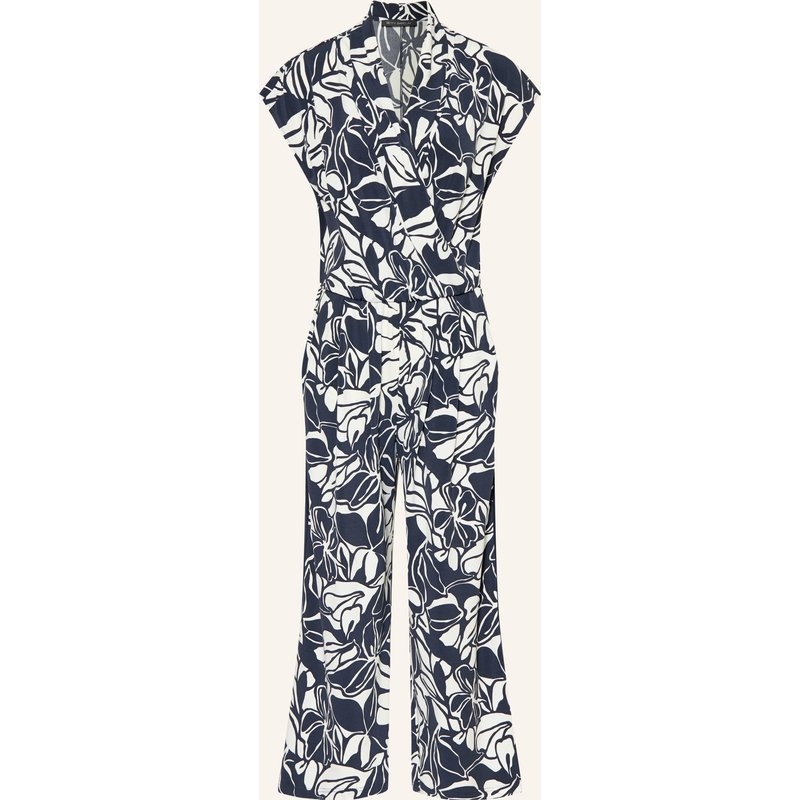 Betty Barclay Jumpsuit Aus Jersey In Wickeloptik blau