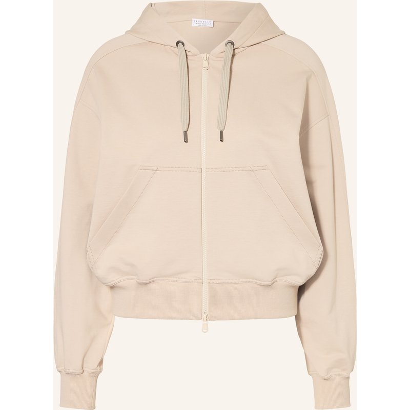 Brunello Cucinelli Sweatjacke beige
