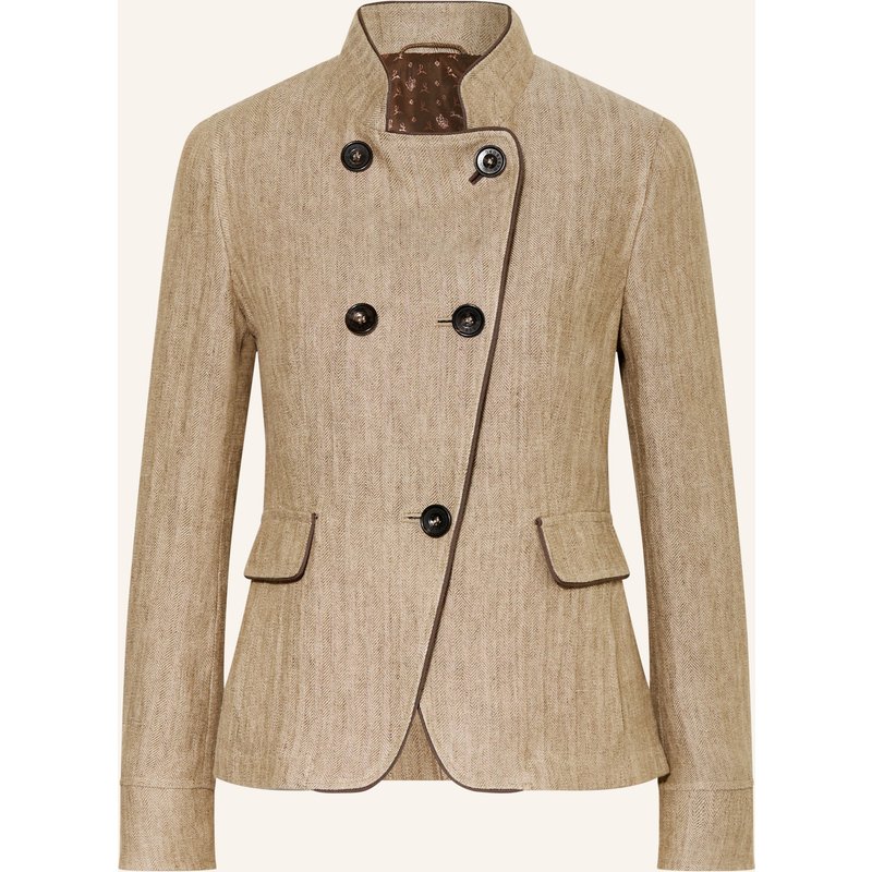 Habsburg Leinenjanker Moosburg beige