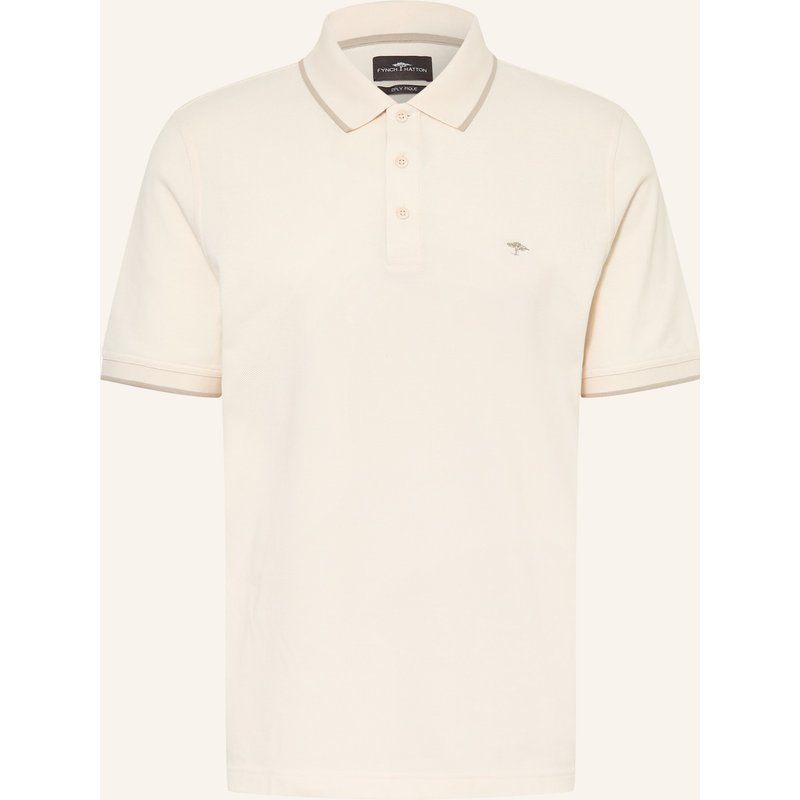 Fynch-Hatton Picqué-Poloshirt Regular Fit weiss