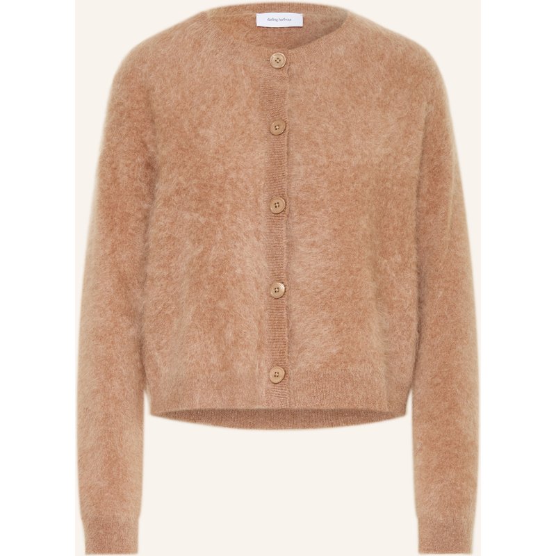 Darling Harbour Strickjacke Aus Cashmere braun