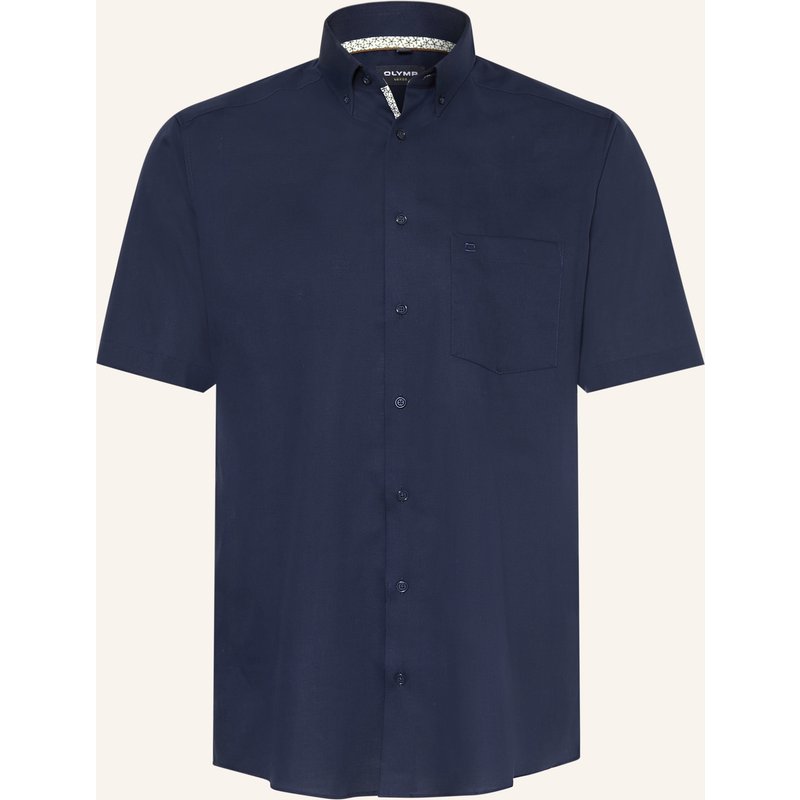 Olymp Kurzarm-Hemd Luxor Modern Fit blau