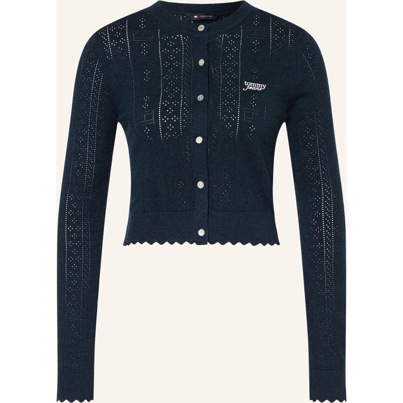 Tommy Jeans Strickjacke blau