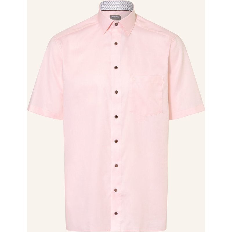 Olymp Kurzarm-Hemd Luxor Comfort Fit pink