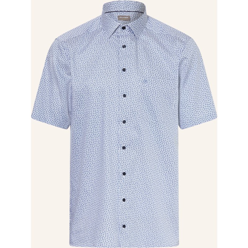 Olymp Kurzarm-Hemd Luxor Comfort Fit blau