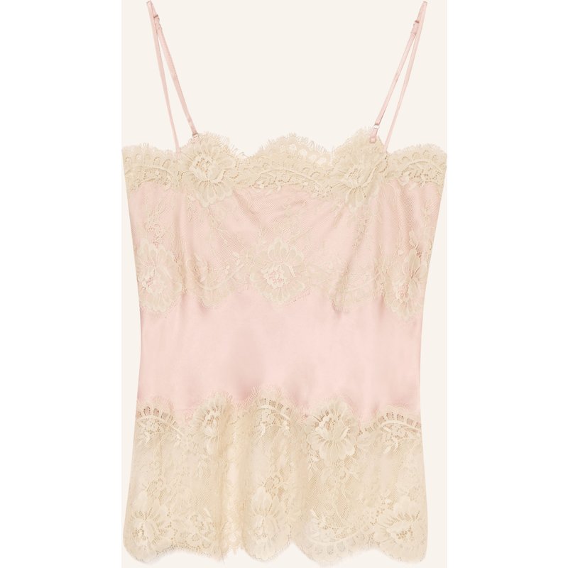 Herskind Satintop Linnea Mit Spitze rosa