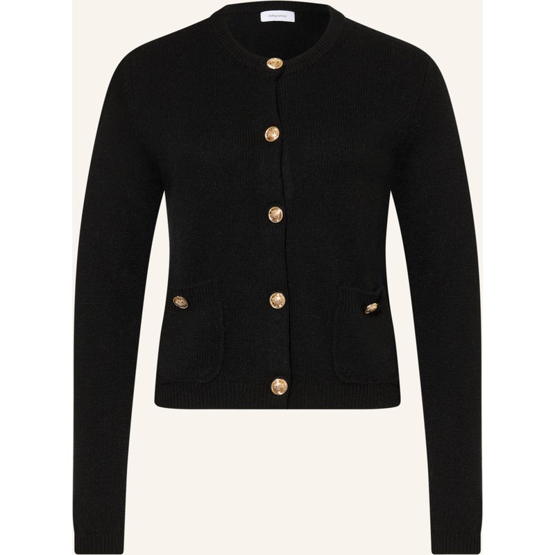 Darling Harbour Strickjacke Aus Cashmere schwarz