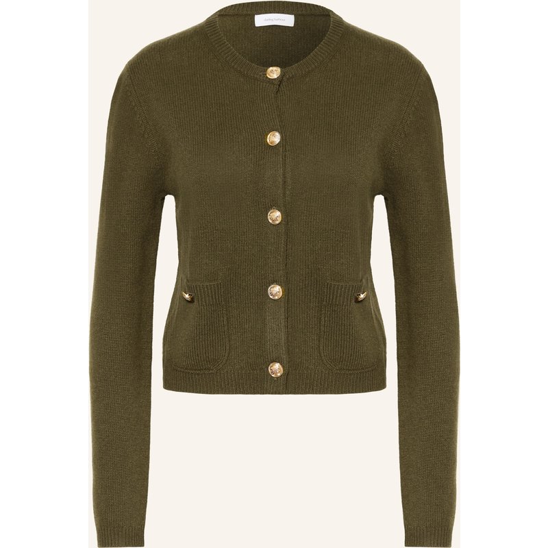 Darling Harbour Strickjacke Aus Cashmere gruen