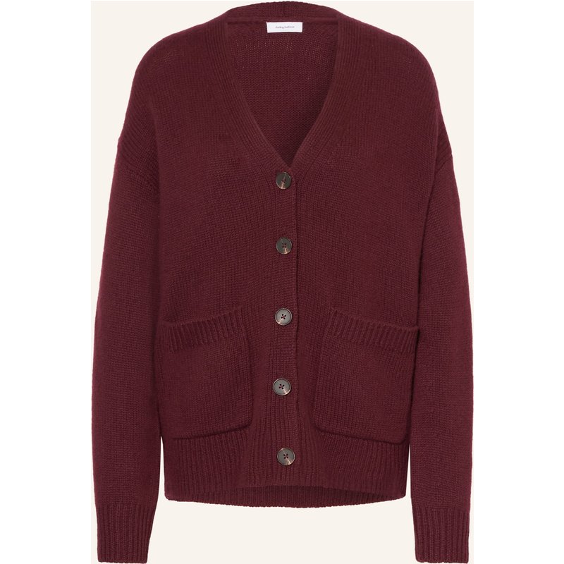 Darling Harbour Strickjacke Aus Cashmere rot