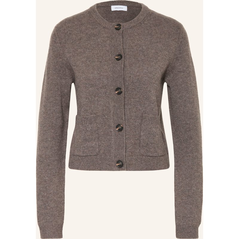 Darling Harbour Strickjacke Aus Cashmere braun