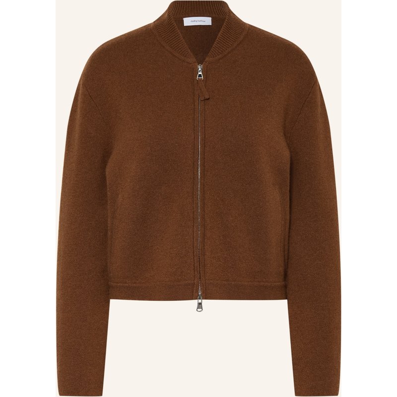 Darling Harbour Strickjacke Mit Cashmere braun
