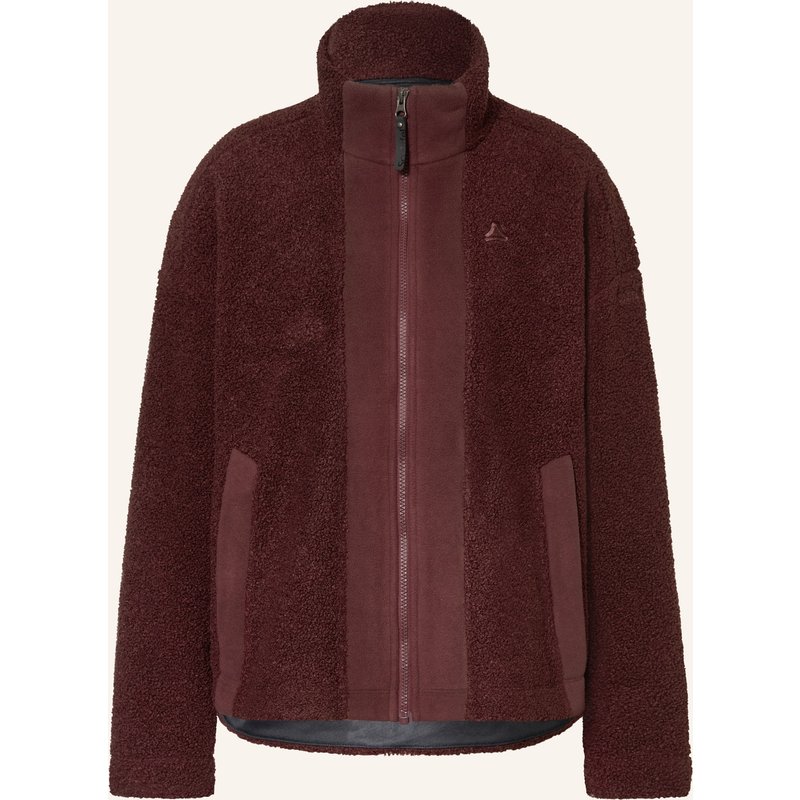Schöffel Teddyfell-Jacke Kalmor rot