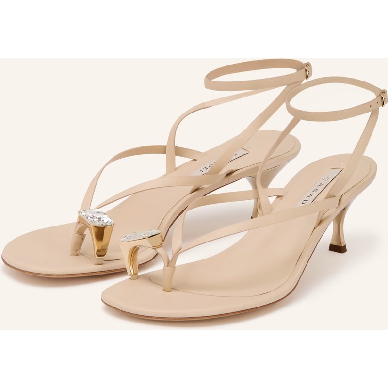 Casadei Zehentrenner Julia Mit Schmucksteinen rosa