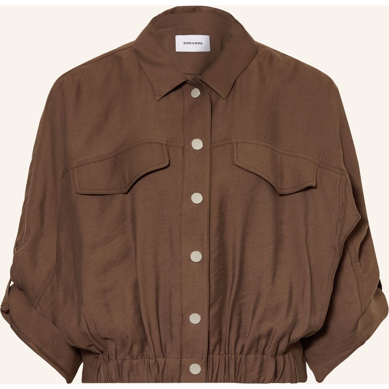 More & More Blouson Mit 3/4-Arm braun