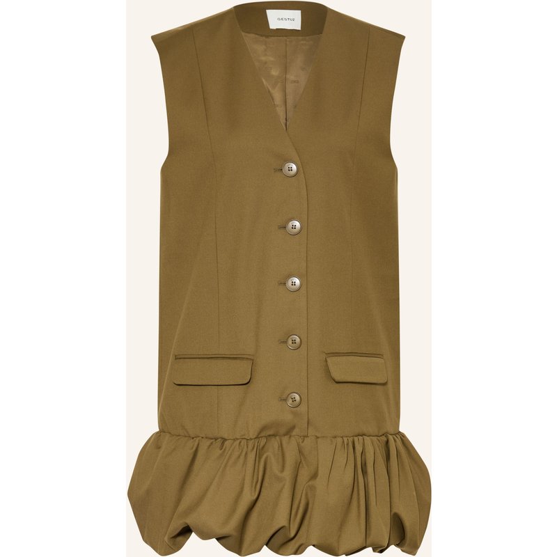 Gestuz Kleid Gzolivia Mit Rüschen gruen