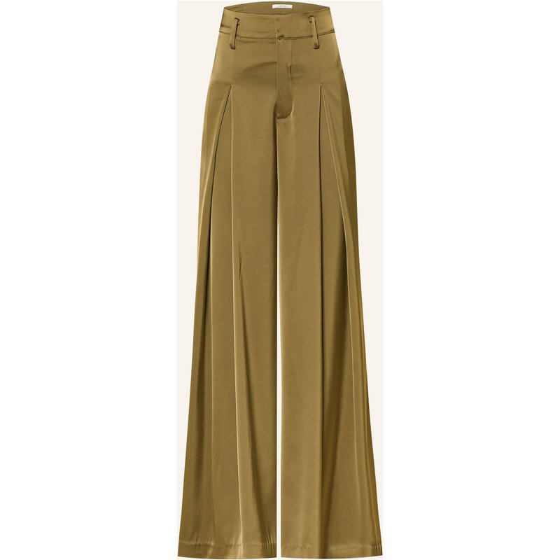 Gestuz Marlenehose Gzcerina Aus Satin gruen