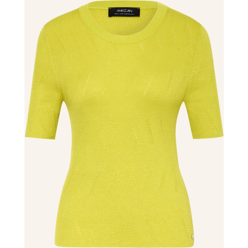 Marc Cain Strickshirt Mit Glitzergarn gruen