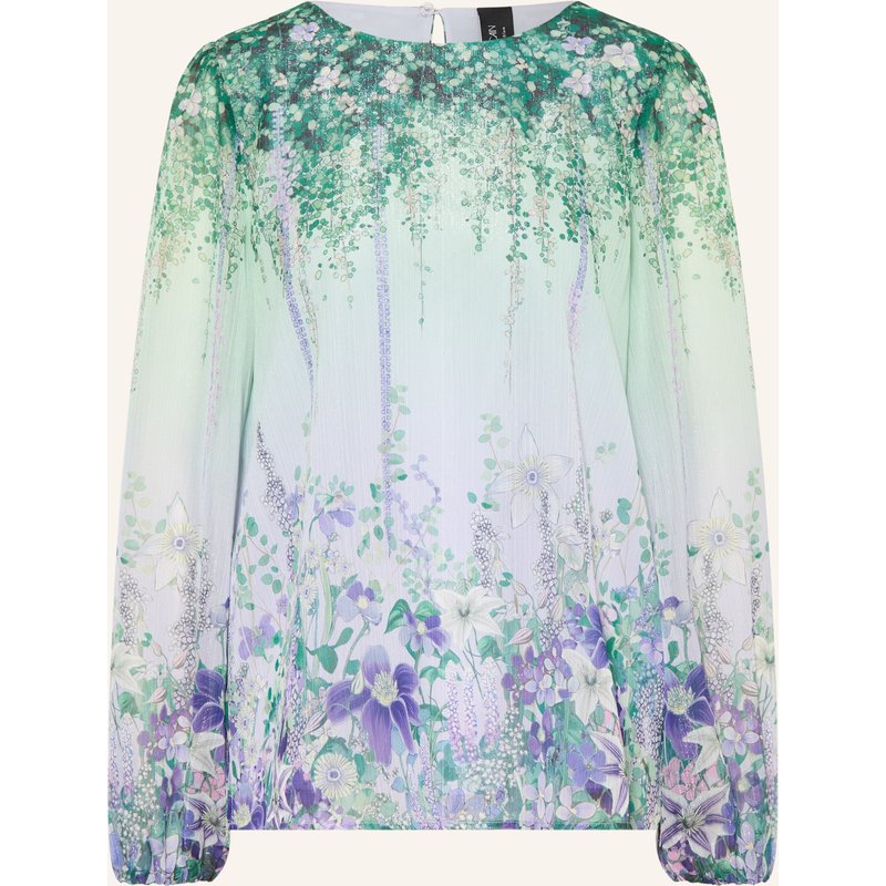 Marc Cain Blusenshirt Mit Glitzergarn gruen