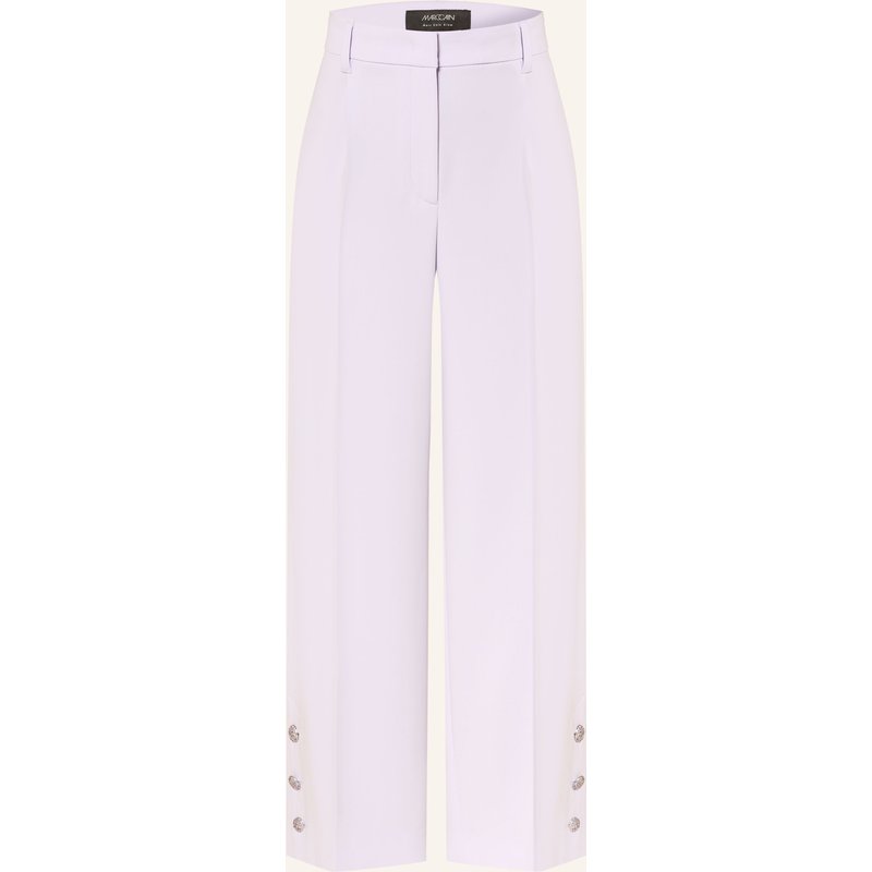 Marc Cain Marlenehose Wasco Mit Schmucksteinen lila
