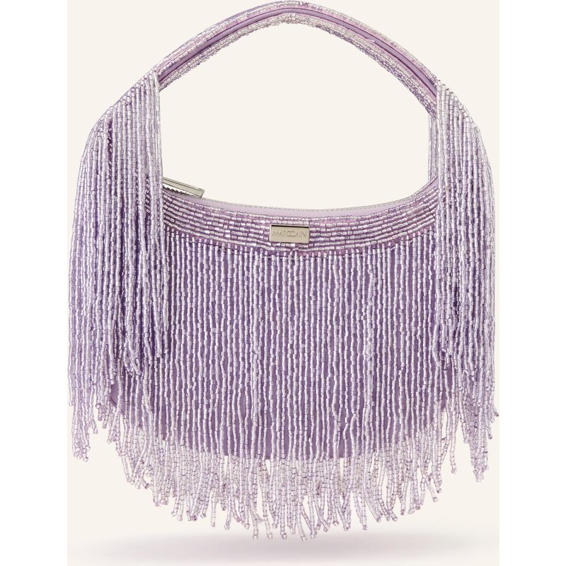 Marc Cain Handtasche Mini Mit Schmuckperlen lila