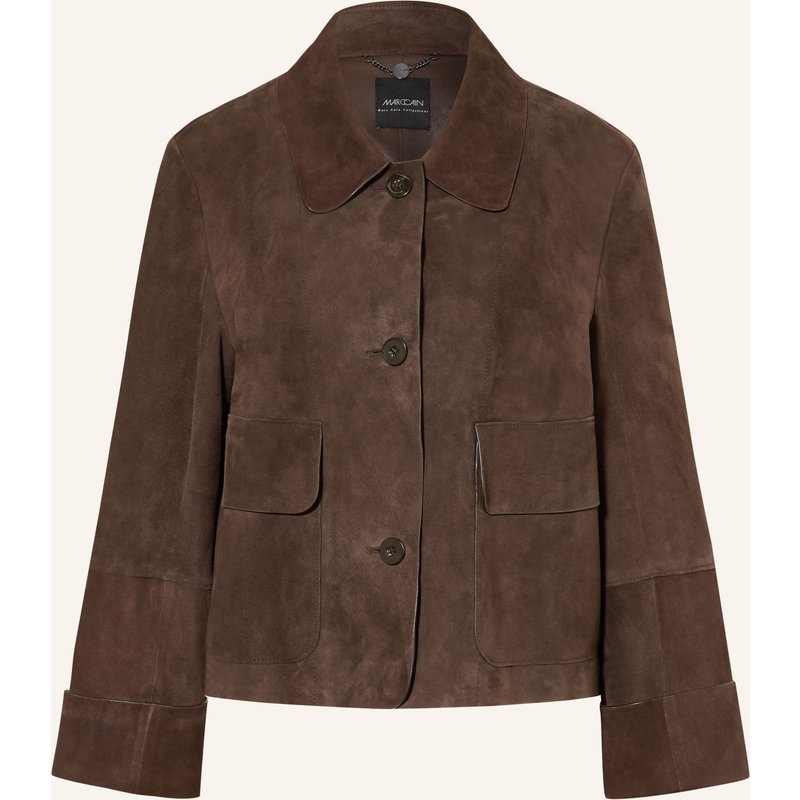 Marc Cain Lederjacke braun
