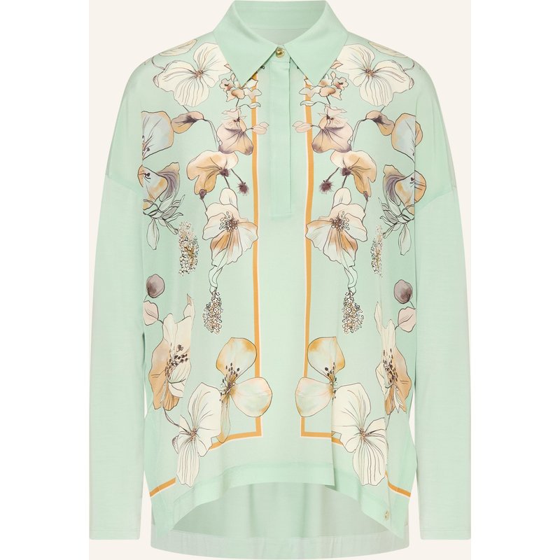Marc Cain Blusenshirt Im Materialmix gruen