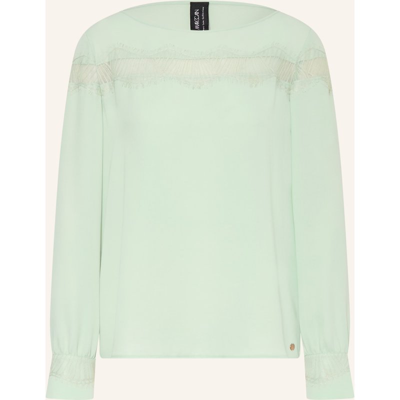 Marc Cain Blusenshirt Mit Spitze gruen