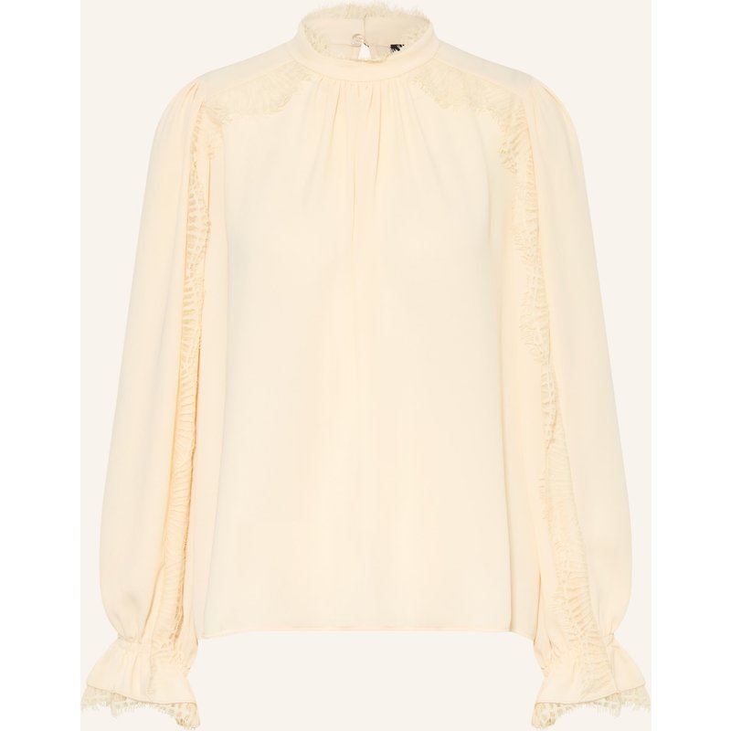 Marc Cain Blusenshirt Mit Spitze gelb
