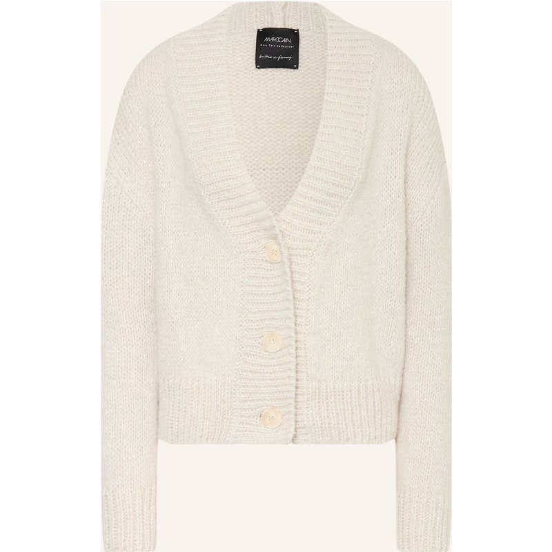 Marc Cain Strickjacke Mit Glitzergarn grau
