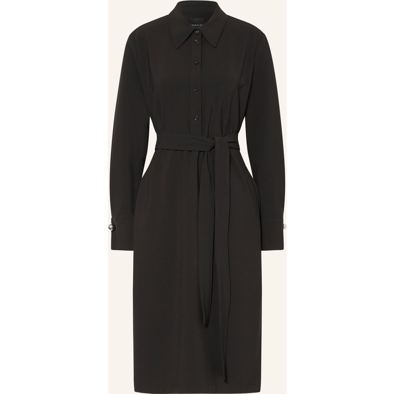 Marc Cain Hemdblusenkleid schwarz