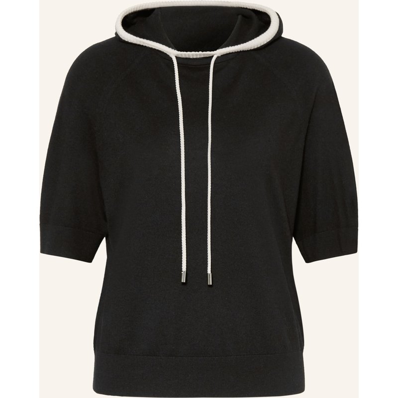 Marc Cain Strick-Hoodie schwarz