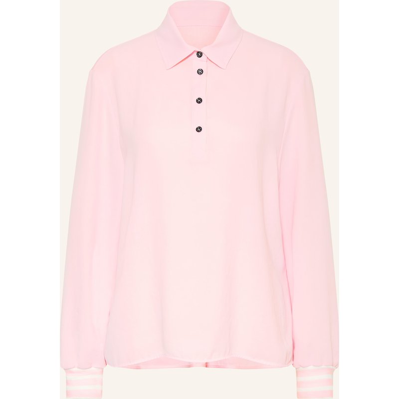 Marc Cain Blusenshirt Im Materialmix rosa