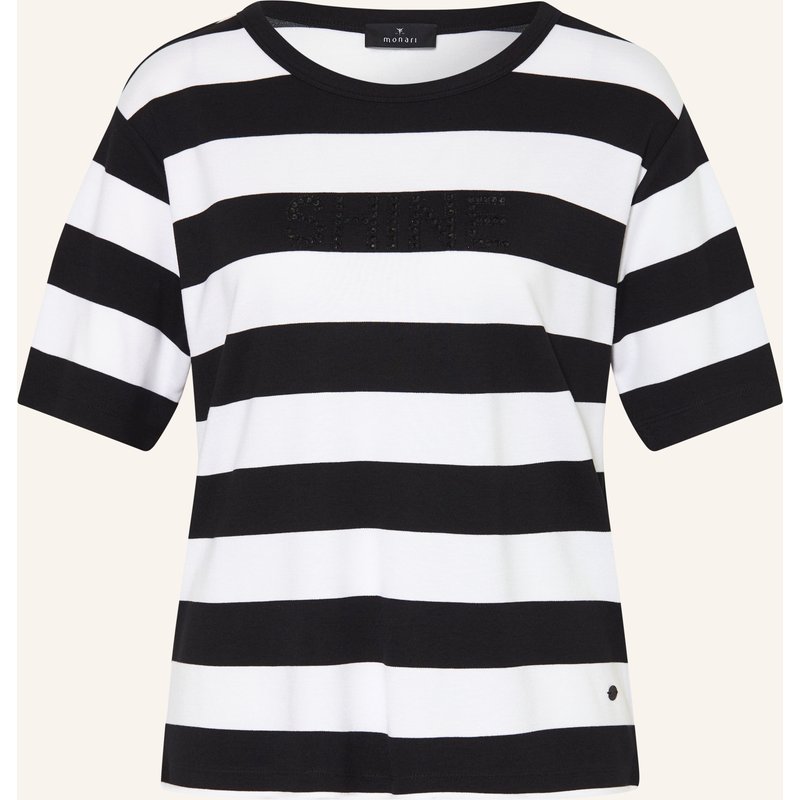 Monari T-Shirt Mit Schmucksteinen schwarz
