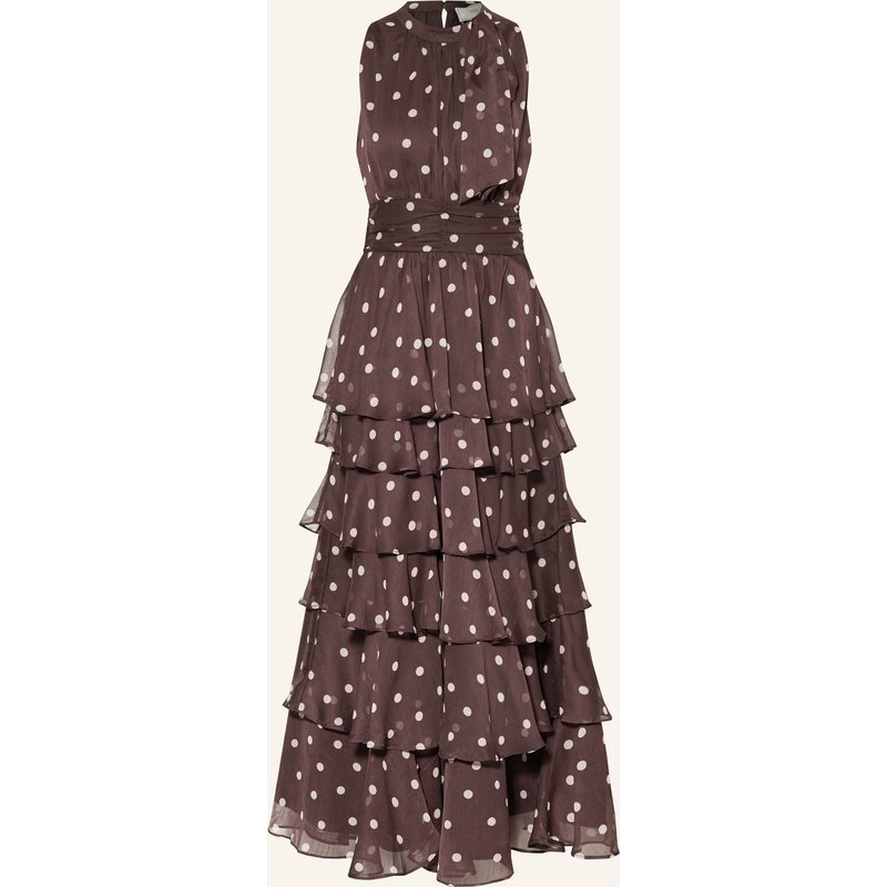 Neo Noir Schluppenkleid Marli braun
