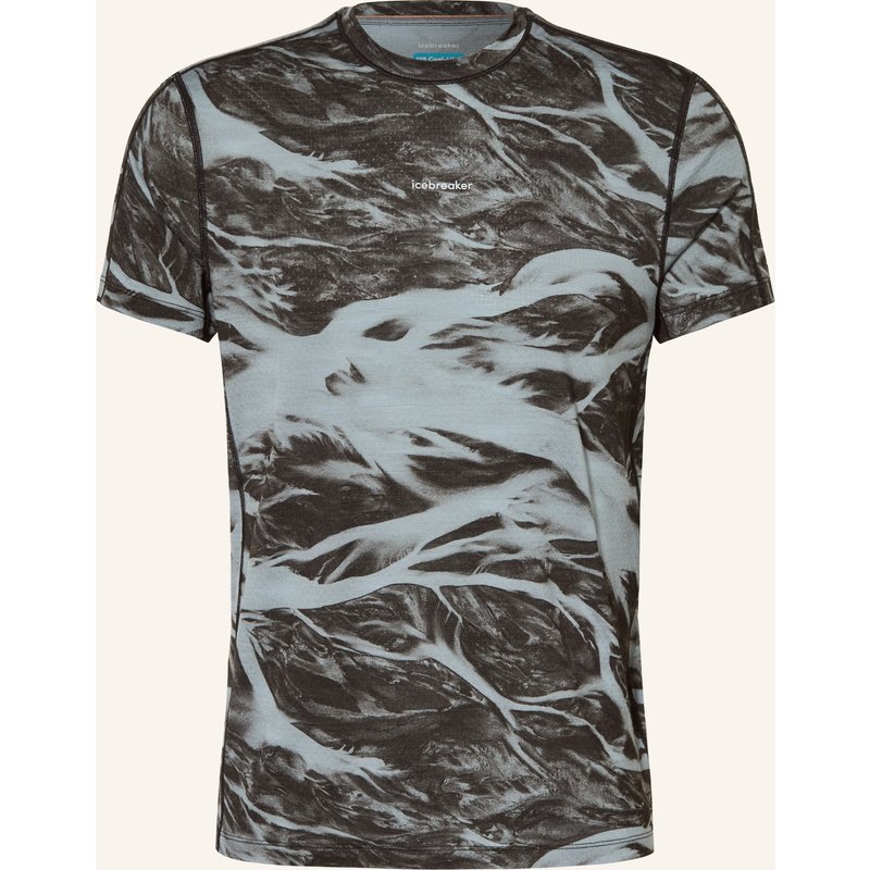 Icebreaker Funktionsshirt 125 Cool-Lite Speed Motion Mit Merinowolle blau