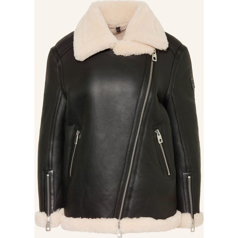 Belstaff Lederjacke Virden schwarz