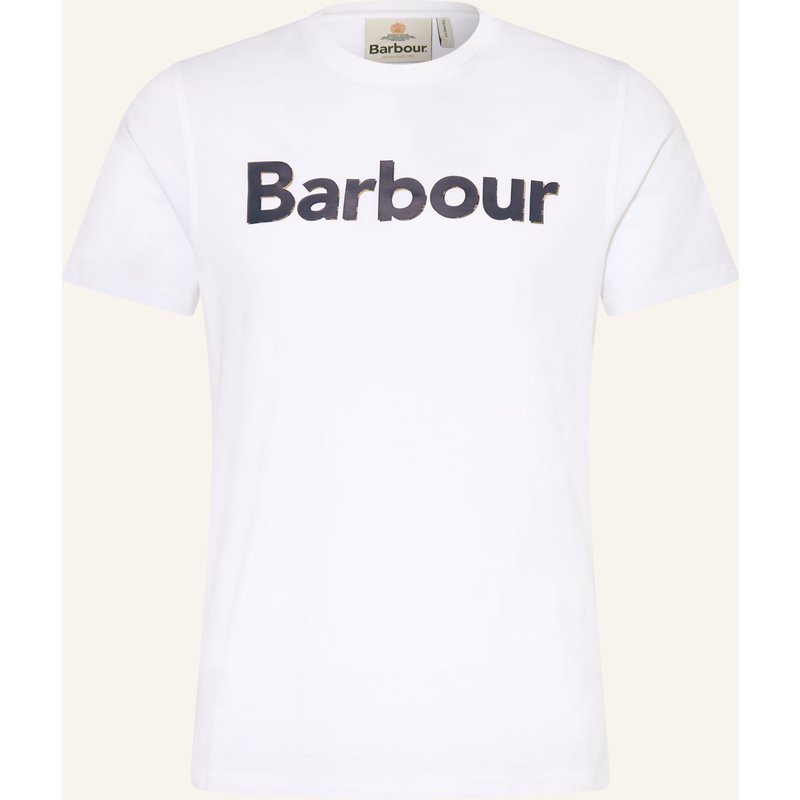Barbour T-Shirt Halstow weiss