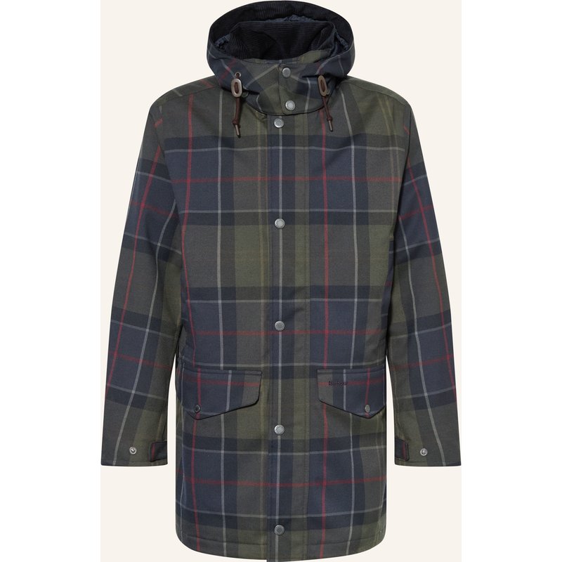 Barbour Parka Lonnen Mit Abnehmbarer Kapuze blau
