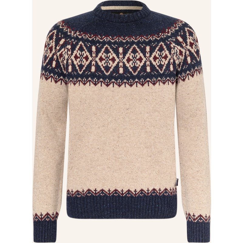 Barbour Pullover Tisbury Crew blau